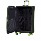 Koffer FLT27 erweiterbar Größe 80 cm Olive Neongreen, Farbe: grün/oliv, Marke: Flanigan, EAN: 4066727007674, Abmessungen in cm: 47x80x30, Bild 9 von 10