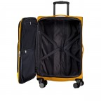 Koffer FLT27 erweiterbar Größe 68 cm Yellow Black, Farbe: gelb, Marke: Flanigan, EAN: 4066727007711, Abmessungen in cm: 43x68x27, Bild 9 von 10
