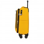 Koffer FLT27 erweiterbar Größe 55 cm Yellow Black, Farbe: gelb, Marke: Flanigan, EAN: 4066727007704, Abmessungen in cm: 39x55x23, Bild 3 von 10