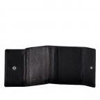 Geldbörse mit RFID-Schutz Black, Farbe: schwarz, Marke: Hausfelder Manufaktur, EAN: 4065646029231, Abmessungen in cm: 10.3x8.7x1.7, Bild 5 von 5