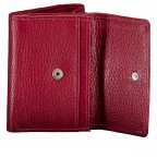 Geldbörse mit RFID-Schutz Red, Farbe: rot/weinrot, Marke: Hausfelder Manufaktur, EAN: 4065646028494, Abmessungen in cm: 10.3x8.7x1.7, Bild 4 von 5