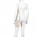 Umhängetasche Beige, Farbe: beige, Marke: Hausfelder Manufaktur, EAN: 4065646028135, Abmessungen in cm: 21.5x23x3, Bild 4 von 6