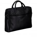 Aktentasche mit Laptopfach 17 Zoll Black, Farbe: schwarz, Marke: Hausfelder Manufaktur, EAN: 4065646028227, Abmessungen in cm: 40.5x28.5x9, Bild 2 von 6