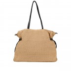 Shopper Cool Companion Straw L Sand Black, Farbe: beige, Marke: Hey Marly, EAN: 4262484658641, Abmessungen in cm: 42x34x16, Bild 3 von 5