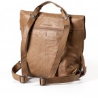 Rucksack Grandma's Luxury Club Mrs. Mince Pie COFFEE/Iced Coffee, Farbe: braun, Marke: Aunts & Uncles, EAN: 4255717215841, Abmessungen in cm: 29x29x9, Bild 3 von 7