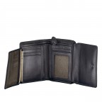 Geldbörse Bohemian Vibes Myrtle mit RFID-Schutz Jet Black, Farbe: schwarz, Marke: Aunts & Uncles, EAN: 4255717215568, Abmessungen in cm: 13x10x4, Bild 4 von 5