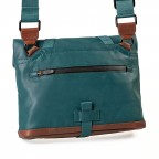 Umhängetasche Japan Yao mit Rolltop Transformative Teal, Farbe: blau/petrol, Marke: Aunts & Uncles, EAN: 4255717218620, Abmessungen in cm: 25.5x19x19, Bild 3 von 9