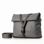 Umhängetasche Japan Yao mit Rolltop Pewter, Farbe: grau, Marke: Aunts & Uncles, EAN: 4255717218644, Abmessungen in cm: 25.5x19x19, Bild 2 von 9