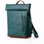 Rucksack Japan Wakayama mit Laptopfach 13 Zoll Transformative Teal, Farbe: blau/petrol, Marke: Aunts & Uncles, EAN: 4255717218545, Abmessungen in cm: 26x39x10, Bild 2 von 11