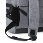 Rucksack Adventurer Small Getaria mit zwei auswechselbaren Vortaschen Grau, Farbe: grau, Marke: Cabaia, EAN: 3667022024277, Abmessungen in cm: 23x32x13, Bild 8 von 9