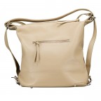 Rucksack / Beuteltasche Sand, Farbe: beige, Marke: Hausfelder Manufaktur, EAN: 4065646029385, Abmessungen in cm: 30.5x28.5x13.5, Bild 3 von 6