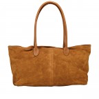 Shopper Velours variabel in der Form Hellbraun, Farbe: braun, Marke: Hausfelder Manufaktur, EAN: 4065646029293, Abmessungen in cm: 40x25x10.5, Bild 3 von 9