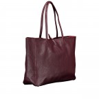 Shopper Dollaro Bordeaux, Farbe: rot/weinrot, Marke: Hausfelder Manufaktur, EAN: 4065646029422, Abmessungen in cm: 38x31.5x12, Bild 2 von 5