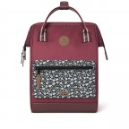 Rucksack Adventurer Medium Angers mit zwei auswechselbaren Vortaschen Dunkelrot, Farbe: rot/weinrot, Marke: Cabaia, EAN: 3701328302056, Abmessungen in cm: 27x41x16, Bild 2 von 10