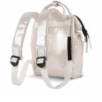 Rucksack Adventurer Extra Small Honolulu mit zwei auswechselbaren Vortaschen Gold, Farbe: metallic, Marke: Cabaia, EAN: 3667022019518, Abmessungen in cm: 20x27x10.5, Bild 6 von 8