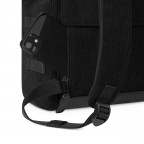 Rucksack Adventurer Small Brighton mit zwei auswechselbaren Vortaschen Schwarz, Farbe: schwarz, Marke: Cabaia, EAN: 3701328319405, Abmessungen in cm: 23x32x13, Bild 10 von 10