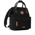 Rucksack Adventurer Small Brighton mit zwei auswechselbaren Vortaschen Schwarz, Farbe: schwarz, Marke: Cabaia, EAN: 3701328319405, Abmessungen in cm: 23x32x13, Bild 4 von 10