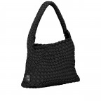 Umhängetasche Ines mit herausnehmbarem Etui Schwarz, Farbe: schwarz, Marke: blingberlin, Abmessungen in cm: 24.5x17x9.5, Bild 5 von 9