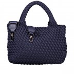 Handtasche Claire mit herausnehmbarem Etui Nachtblau, Farbe: blau/petrol, Marke: blingberlin, Abmessungen in cm: 23x18x8, Bild 2 von 10