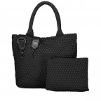 Handtasche Aki mit herausnehmbarem Etui Schwarz, Farbe: schwarz, Marke: blingberlin, Abmessungen in cm: 31x32.5x12.5, Bild 1 von 10