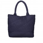 Handtasche Aki mit herausnehmbarem Etui Nachtblau, Farbe: blau/petrol, Marke: blingberlin, Abmessungen in cm: 31x32.5x12.5, Bild 4 von 10