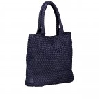 Handtasche Aki mit herausnehmbarem Etui Nachtblau, Farbe: blau/petrol, Marke: blingberlin, Abmessungen in cm: 31x32.5x12.5, Bild 5 von 10