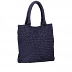 Handtasche Aki mit herausnehmbarem Etui Nachtblau, Farbe: blau/petrol, Marke: blingberlin, Abmessungen in cm: 31x32.5x12.5, Bild 3 von 10