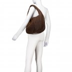 Umhängetasche Fashion-Lights Bellina FL-14087 Chocolate Brown, Farbe: braun, Marke: Harbour 2nd, EAN: 4046478092099, Abmessungen in cm: 36x36x15, Bild 4 von 7