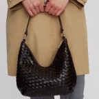 Beuteltasche Salerno Mona Dark Brown, Farbe: braun, Marke: Adax, EAN: 5705483274591, Abmessungen in cm: 30.5x26.5x6, Bild 7 von 8