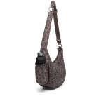 Beuteltasche Halfmoon Bag Lou Large mit Gurtverlängerung Brown Leo, Farbe: braun, Marke: Johnny Urban, EAN: 4070402003448, Abmessungen in cm: 43x21x14, Bild 11 von 12