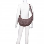 Beuteltasche Halfmoon Bag Lou Large mit Gurtverlängerung Brown Leo, Farbe: braun, Marke: Johnny Urban, EAN: 4070402003448, Abmessungen in cm: 43x21x14, Bild 8 von 12