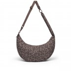 Beuteltasche Halfmoon Bag Lou Large mit Gurtverlängerung Brown Leo, Farbe: braun, Marke: Johnny Urban, EAN: 4070402003448, Abmessungen in cm: 43x21x14, Bild 3 von 12