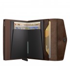 Geldbörse Envelope Vintage mit RFID-Schutz Chocolate, Farbe: braun, Marke: Secrid, EAN: 8721077501765, Abmessungen in cm: 10.2x7.2x0.25, Bild 3 von 5