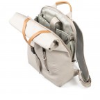 Rucksack Japan Re Tama Linen, Farbe: beige, Marke: Aunts & Uncles, EAN: 4255717218842, Abmessungen in cm: 29x37x10, Bild 6 von 8