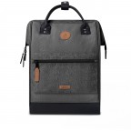 Rucksack Adventurer Large Luxembourg mit zwei auswechselbaren Vortaschen Anthra, Farbe: anthrazit, Marke: Cabaia, EAN: 3701328304548, Abmessungen in cm: 29x49x17, Bild 3 von 8