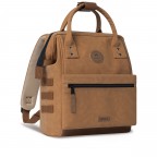 Rucksack Adventurer Small Moscow mit zwei auswechselbaren Vortaschen Camel, Farbe: cognac, Marke: Cabaia, EAN: 3701328351320, Abmessungen in cm: 23x32x13, Bild 4 von 9