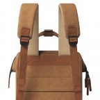 Rucksack Adventurer Small Moscow mit zwei auswechselbaren Vortaschen Camel, Farbe: cognac, Marke: Cabaia, EAN: 3701328351320, Abmessungen in cm: 23x32x13, Bild 9 von 9