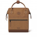 Rucksack Adventurer Small Moscow mit zwei auswechselbaren Vortaschen Camel, Farbe: cognac, Marke: Cabaia, EAN: 3701328351320, Abmessungen in cm: 23x32x13, Bild 3 von 9