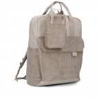 Rucksack Lou LUR160 Cord Mocca, Farbe: beige, Marke: Zwei, EAN: 4250257942431, Abmessungen in cm: 29x40x16, Bild 2 von 5