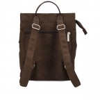 Rucksack Mademoiselle MR8 Nubuk Espresso, Farbe: braun, Marke: Zwei, EAN: 4250257942110, Abmessungen in cm: 24x29x13, Bild 4 von 6