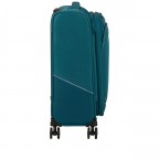 Koffer Summerride Spinner 55 Expandable Totally Teal, Farbe: blau/petrol, Marke: American Tourister, EAN: 5400520384003, Abmessungen in cm: 40x55x20, Bild 4 von 15