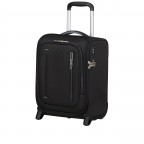 Koffer Cloudrider Upright S Jet Black, Farbe: schwarz, Marke: American Tourister, EAN: 5400520416940, Abmessungen in cm: 30x40x20, Bild 2 von 13
