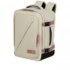 Rucksack Take2Cabin Casual Backpack SM Coconut Sand Galactic Mauve, Farbe: beige, Marke: American Tourister, EAN: 5400520411167, Abmessungen in cm: 30x40x20, Bild 2 von 12
