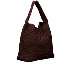 Beuteltasche Ella mit herausnehmbarem Etui Dark Brown, Farbe: braun, Marke: blingberlin, Abmessungen in cm: 38x40x15.5, Bild 2 von 5