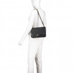 Umhängetasche Diadora S 132-053, Farbe: schwarz, grau, beige, Marke: AIGNER, Abmessungen in cm: 26x20x8, Bild 3 von 5