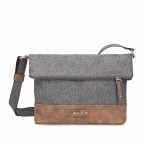 Umhängetasche Olli OT6, Farbe: anthrazit, grau, braun, grün/oliv, beige, Marke: Zwei, Abmessungen in cm: 28x20x8, Bild 1 von 7