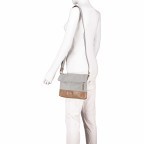 Umhängetasche Olli OT6, Farbe: anthrazit, grau, braun, grün/oliv, beige, Marke: Zwei, Abmessungen in cm: 28x20x8, Bild 4 von 7