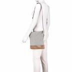 Umhängetasche Olli OT6, Farbe: anthrazit, grau, braun, grün/oliv, beige, Marke: Zwei, Abmessungen in cm: 28x20x8, Bild 6 von 7