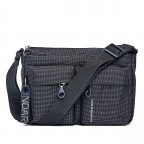 Umhängetasche MD20 QMTX5, Farbe: grau, blau/petrol, braun, taupe/khaki, grün/oliv, rosa/pink, gelb, beige, weiß, Marke: Mandarina Duck, Abmessungen in cm: 28x19x11, Bild 1 von 6