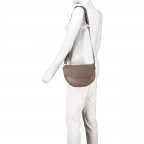 Umhängetasche Bigs, Farbe: schwarz, grau, cognac, taupe/khaki, grün/oliv, rot/weinrot, flieder/lila, beige, weiß, Marke: Valentino Bags, Abmessungen in cm: 25x17.5x8, Bild 4 von 6